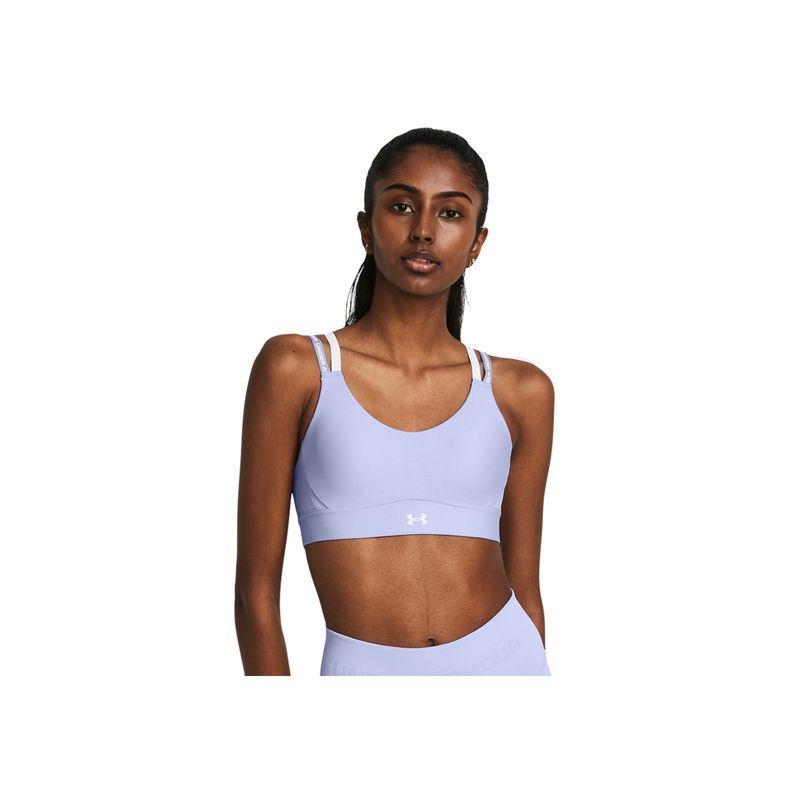 UNDER ARMOUR - Sujetador Mujer UNDER ARMOUR INFNTY MID 2 RIB BRA Purpura UNDER ARMOUR