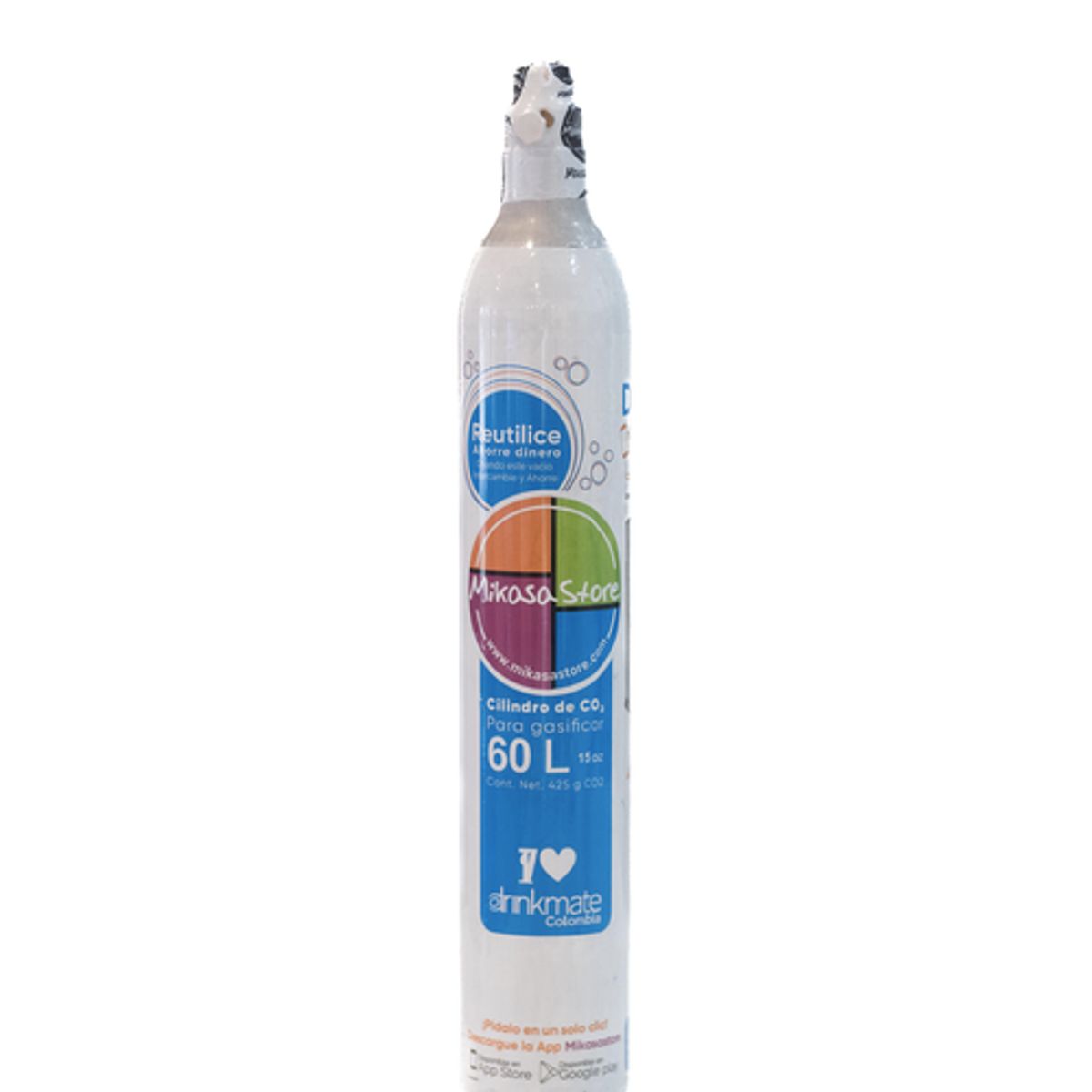 GENERICO - Cilindro Repuesto Sodastream Recargado Agua ConGas