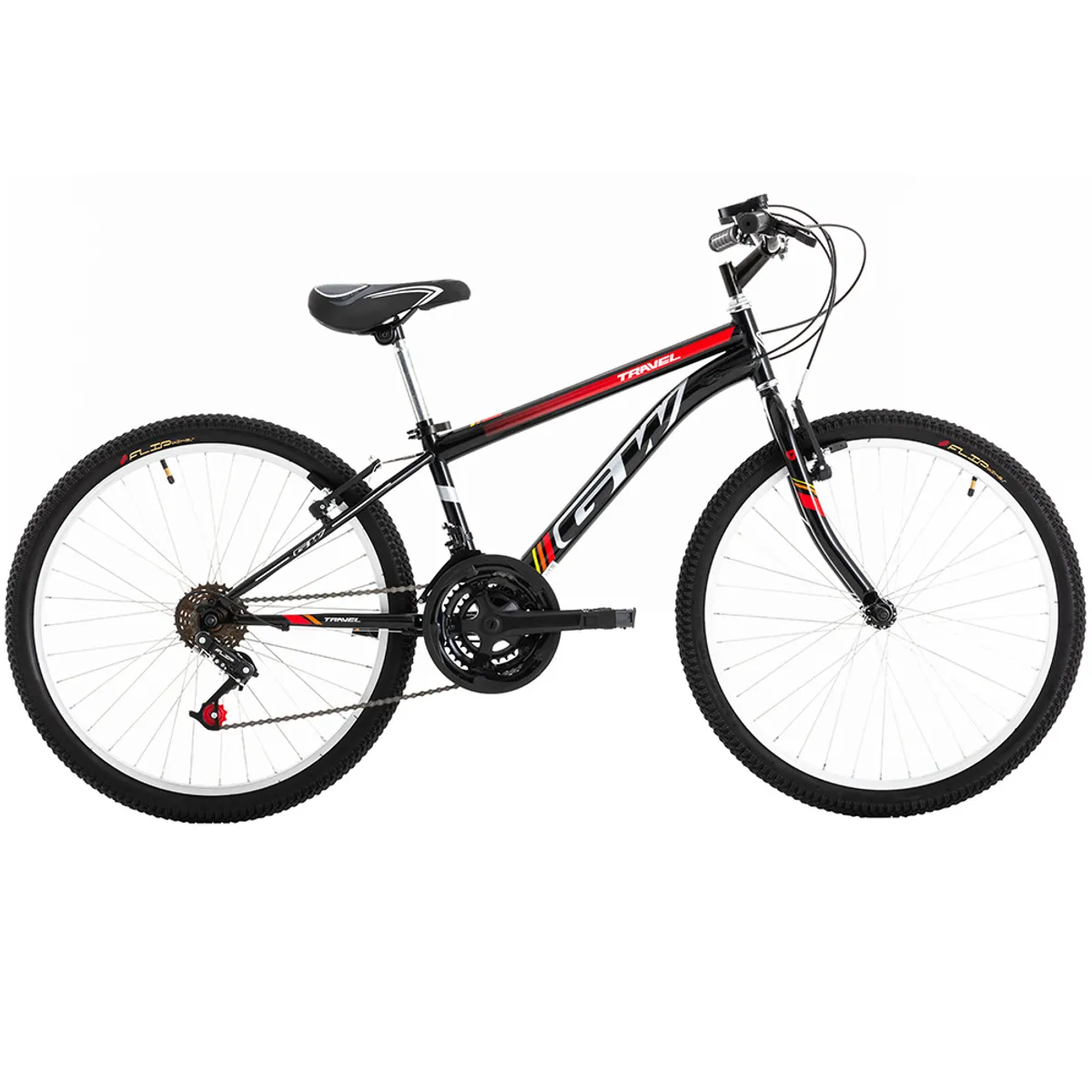 GW - Bicicleta GW Travel rin 24 18 Vel negro