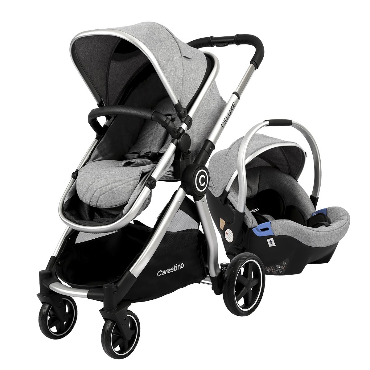 CARESTINO - Coche Deluxe V2 Gris
