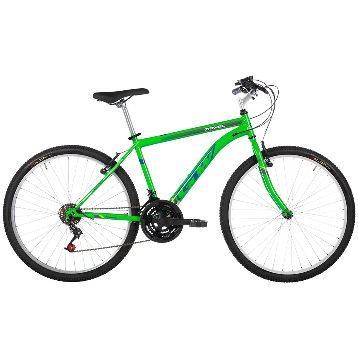 GW - Bicicleta GW Travel rin 26 18 Vel verde