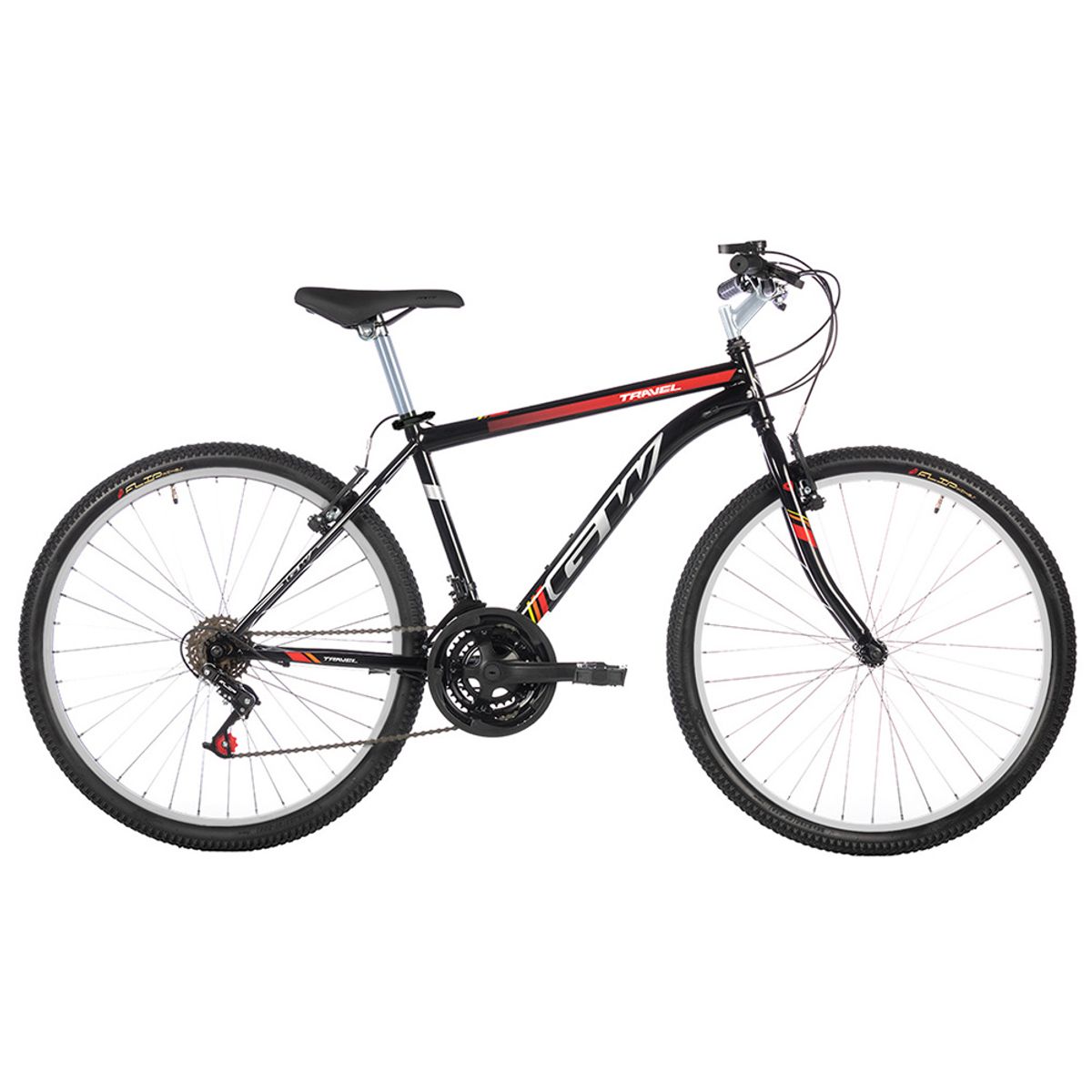 GW - Bicicleta GW Travel rin 26 18 Vel negro