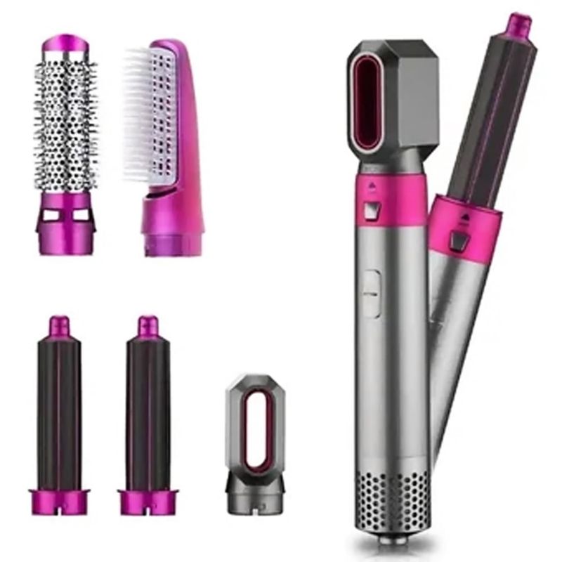 DANKI - Cepillo Secador TP-51 5 En 1 Voluminizador Alisador Peine Calefaccion