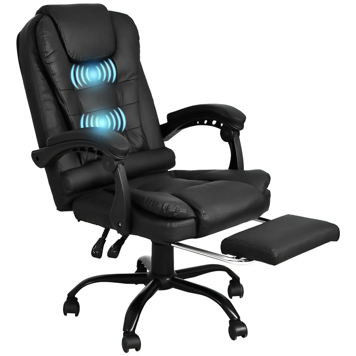 RACK PACK - Silla Oficina Gerencial Ejecutiva Escritorio Giratoria Negra