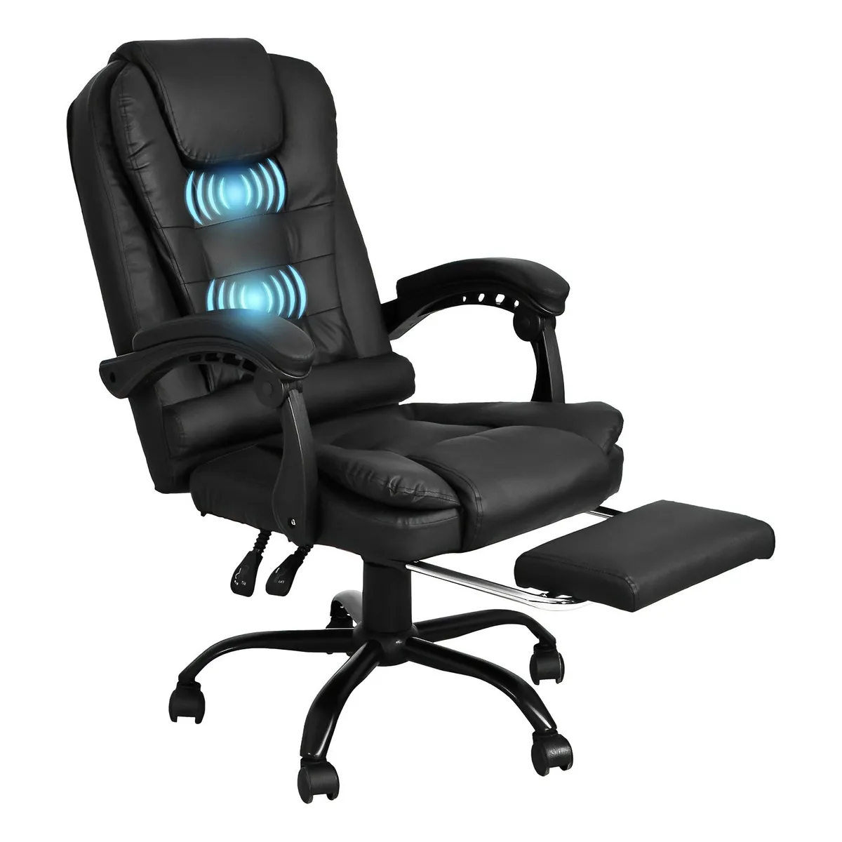 RACK PACK - Silla Oficina Gerencial Ejecutiva Escritorio Giratoria Negra