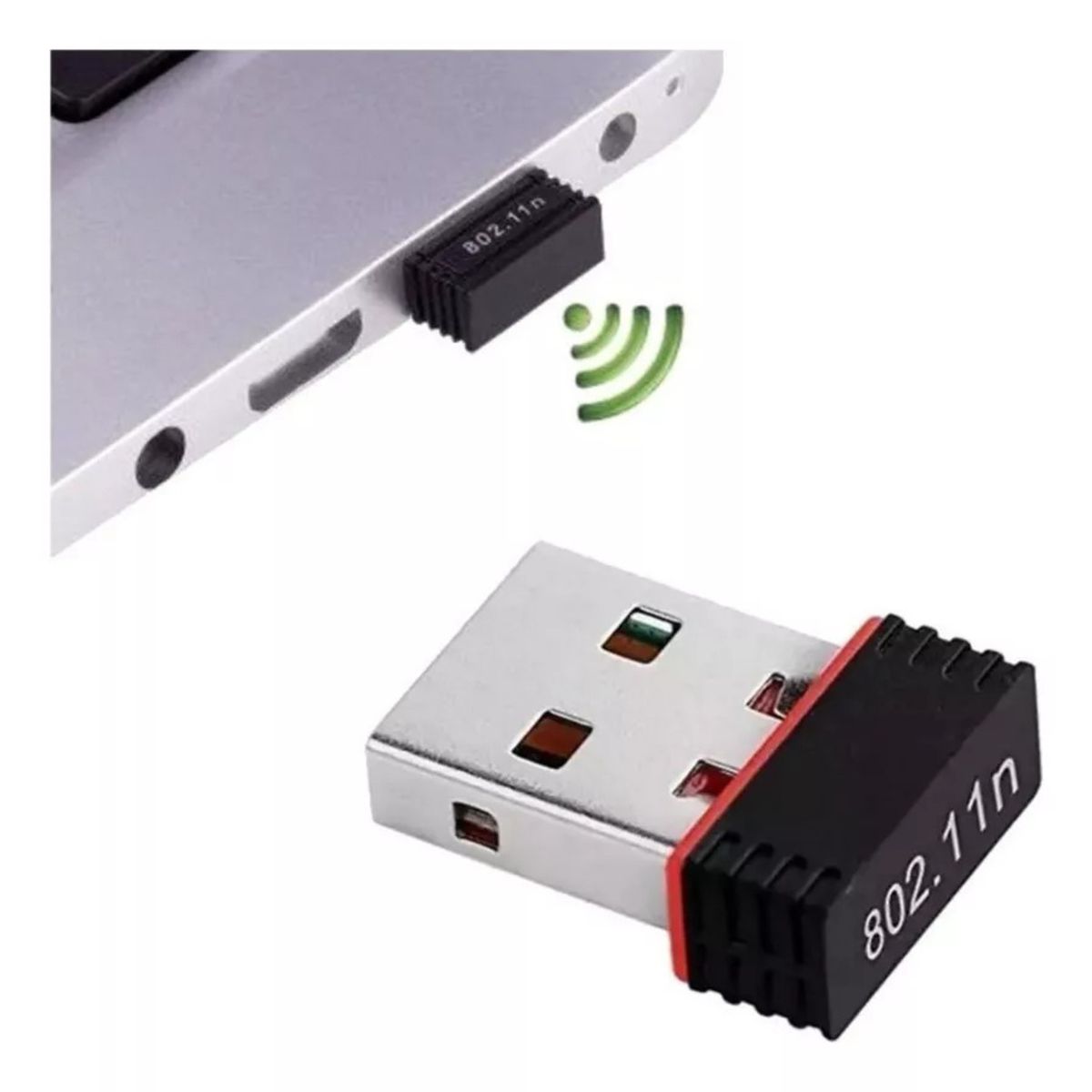 SEISA - Adaptador Usb Wifi Con Velocidad De Recepción De 150 Mbps