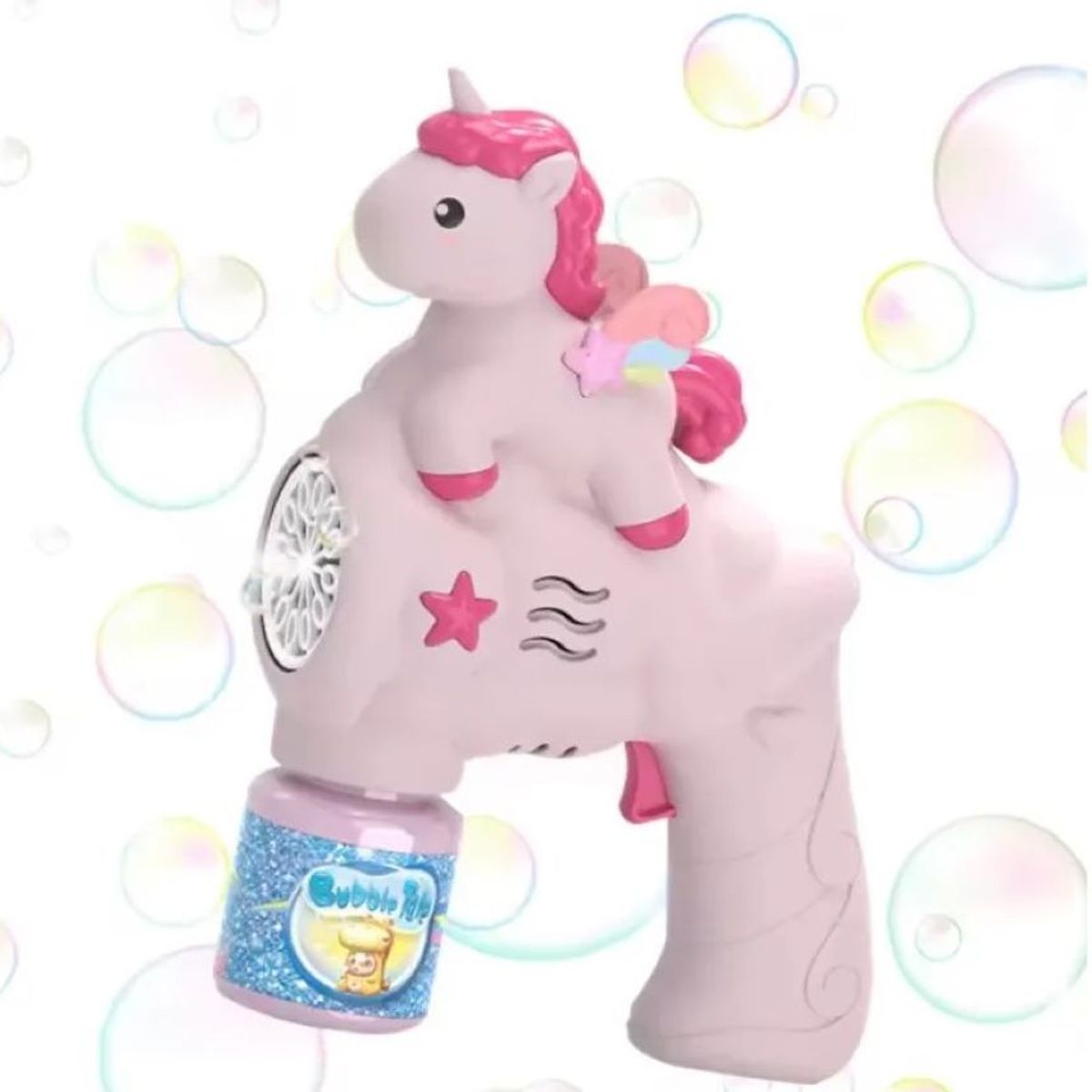 ZHOPI CO - Maquina Burbujas Portatil Diseño Unicornio Para Niños