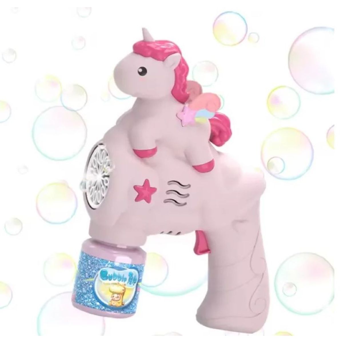 ZHOPI CO - Maquina Burbujas Portatil Diseño Unicornio Para Niños