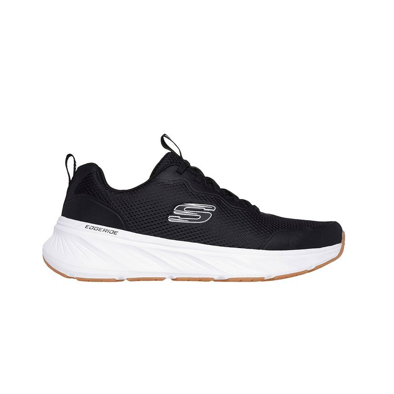 SKECHERS - SKECHERS TENIS EDGERIDE-REKZE NEG-BLA HOMBRE NEGRO