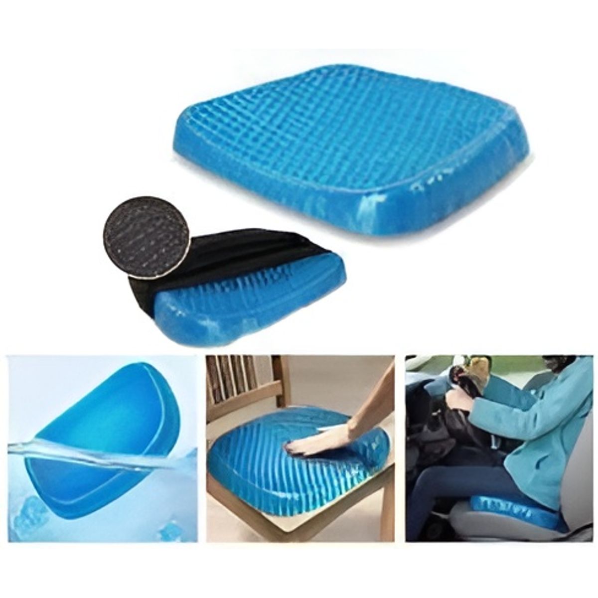 GENERICO - Cojín En Gel Silla Descanso Refrigerante Flexible