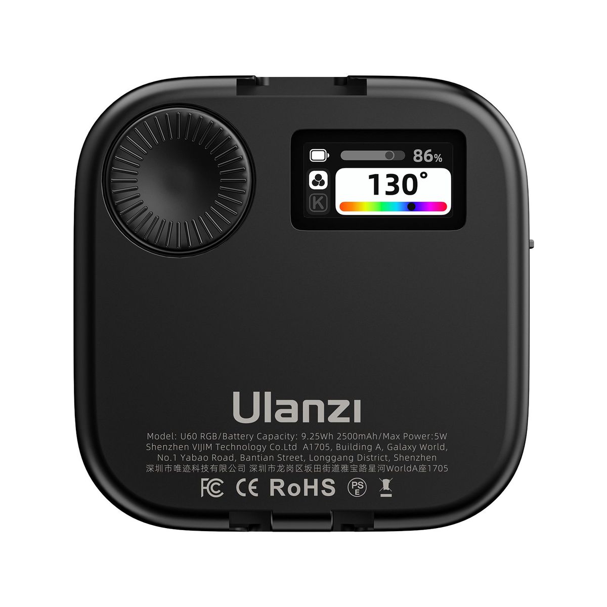 ULANZI - Luz RGB multicolor 60 LED 2500 - 9000k Ulanzi U60 fotografía video