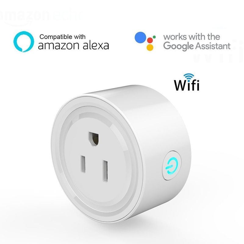 GENERICO - Conector Enchufe Inteligente Wifi Soporta Alexa Y Google