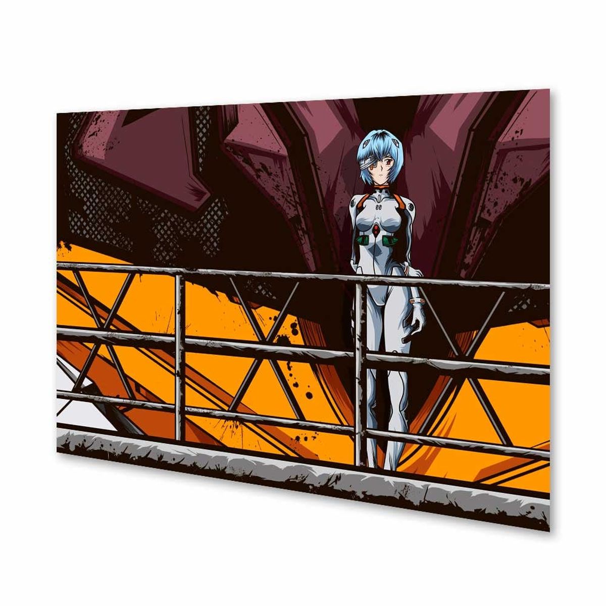 NEW PRINT - Póster Neon Genesis Evangelion Película Afiche Impresión Fotográfica