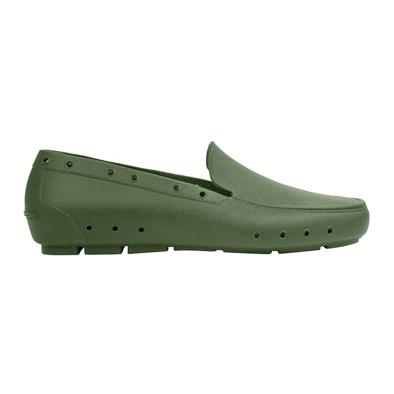 PAPATTUS - Zapatos Mocasines Playa Agua Piscina Mujer Verde Oliva Papattus
