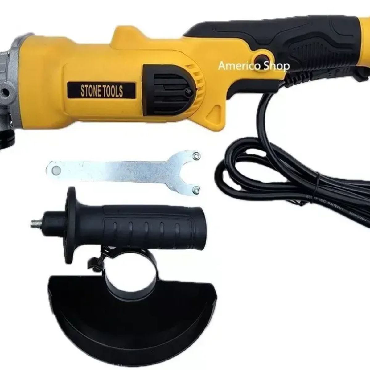 GENERICO - Combo Taladro Mandril 1/2 Y Pulidora Trabajo Pesado 5 Herramientas 2 En 1