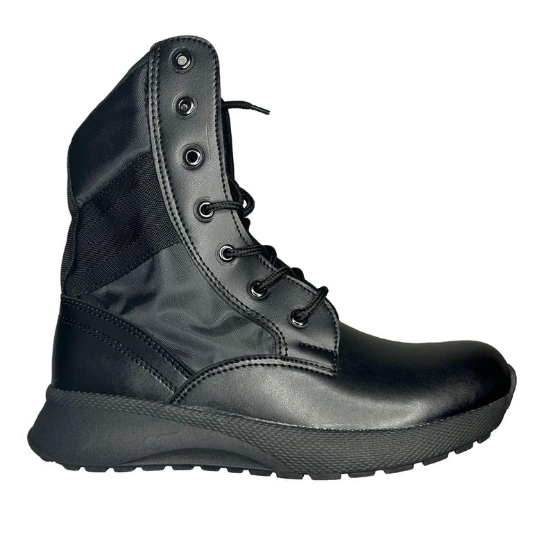 GENERICO - Botas Militares para niños y niñas tipo Swat Cuero