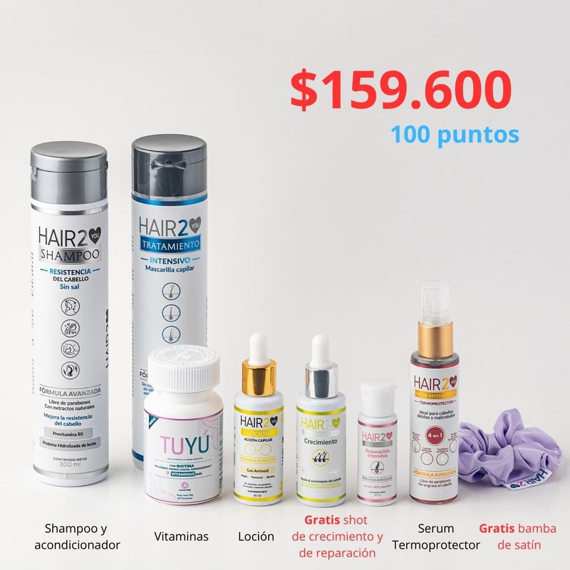 HAIR2YOU - Tratamiento contra la caída del cabello Completo