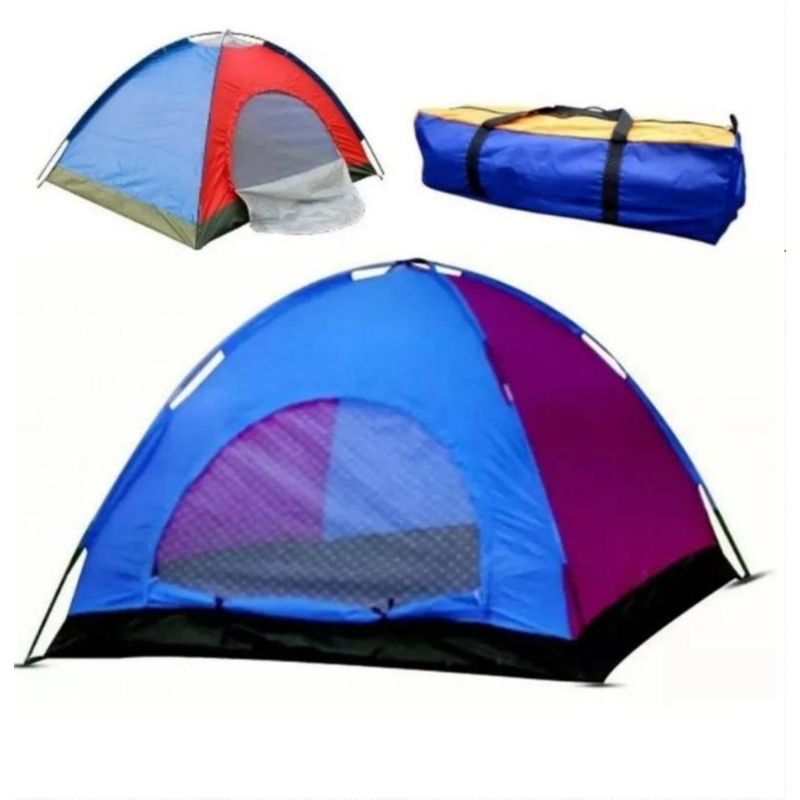 GENERICO - CARPA CAMPING 3 PERSONAS, CAMPAR EN VACACIONES IMPERMEDABLE