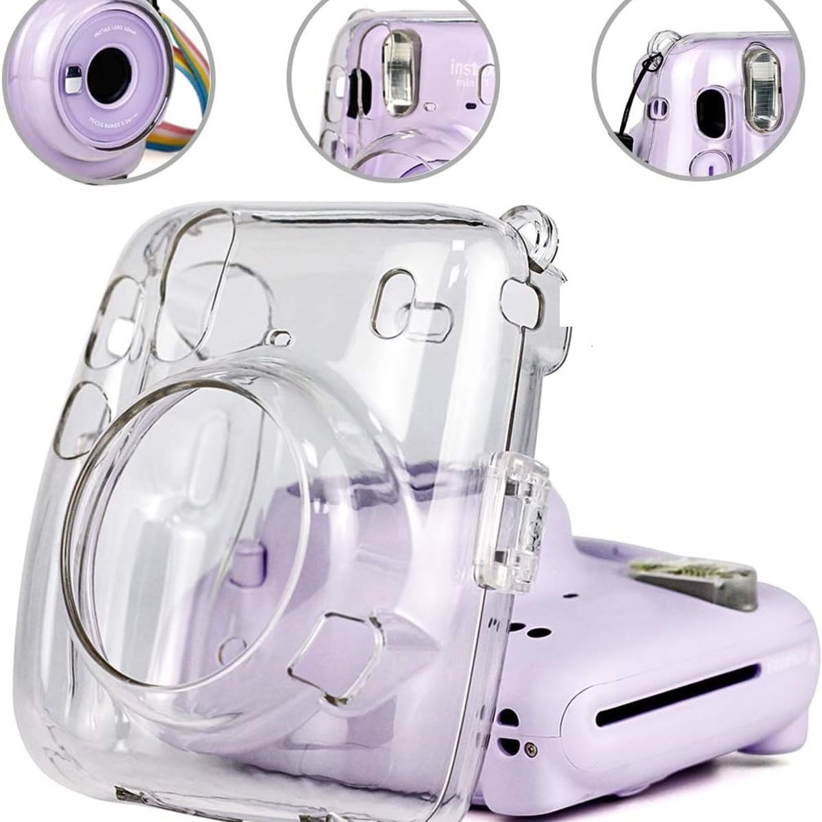 GENERICO - Estuche Para Instax Mini 11 Protector Transparente