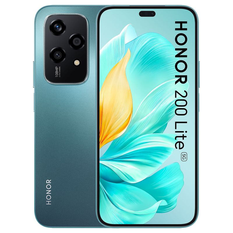 HONOR - Celular Honor 200 Lite 5G 256Gb 8Ram 108mpx Cyan