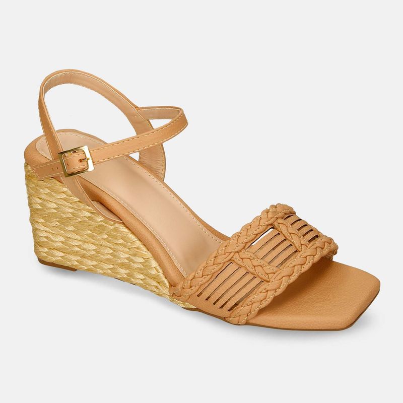 BATA - Sandalias Para Mujer Bata Camel Jarina