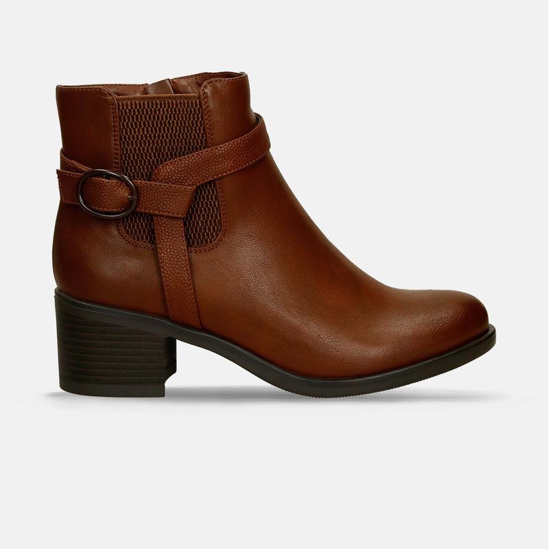 BATA - Botines Para Mujer Bata Camel Juju Gloria