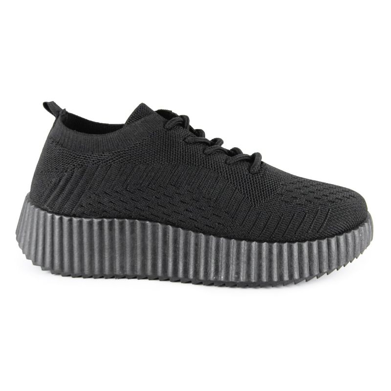 PRICE SHOES - Price Shoes Tenis Deportivos Mujer 622YJ24-103NEGRO