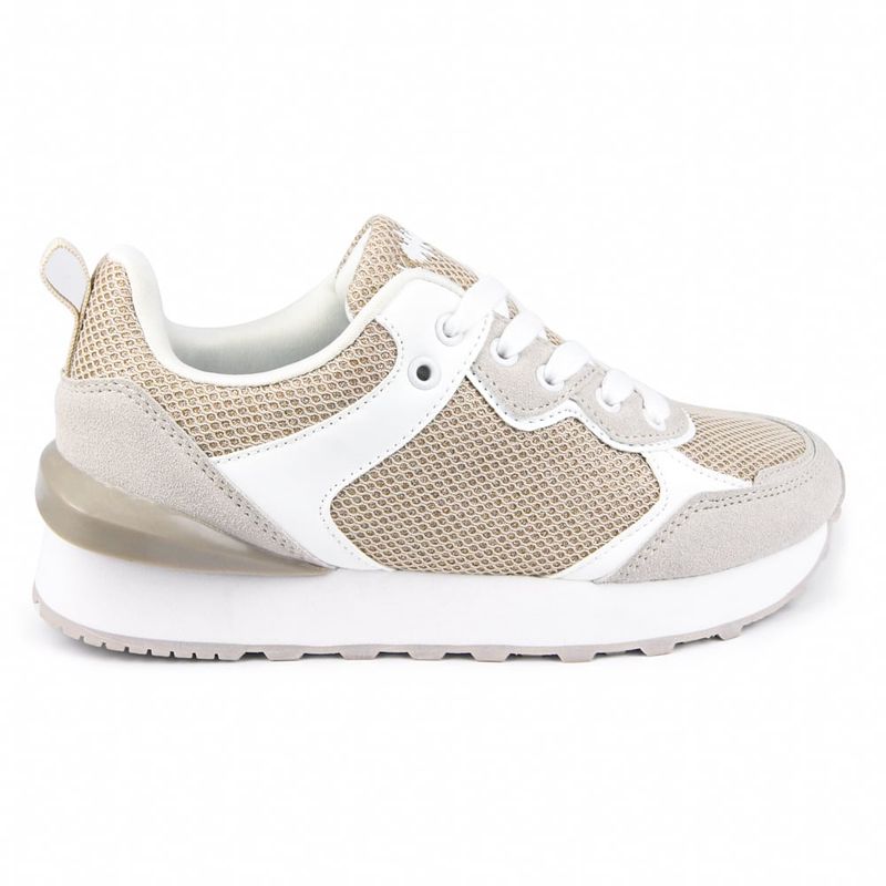 PRICE SHOES - Price Shoes Tenis Moda Mujer 6221290801ABEIGE