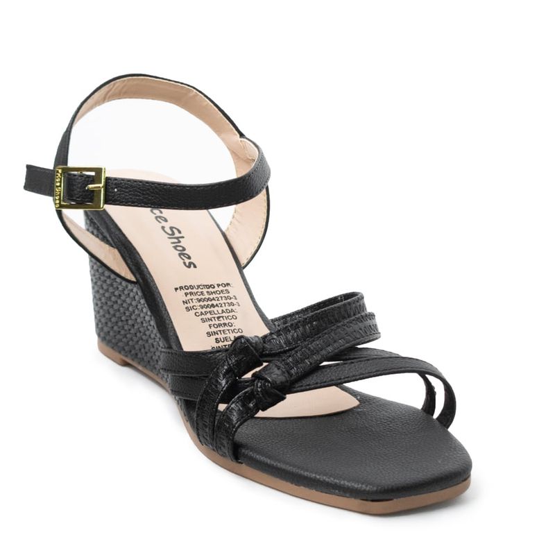 PRICE SHOES - Price Shoes Plataforma moda mujer 962CR118NEGRO