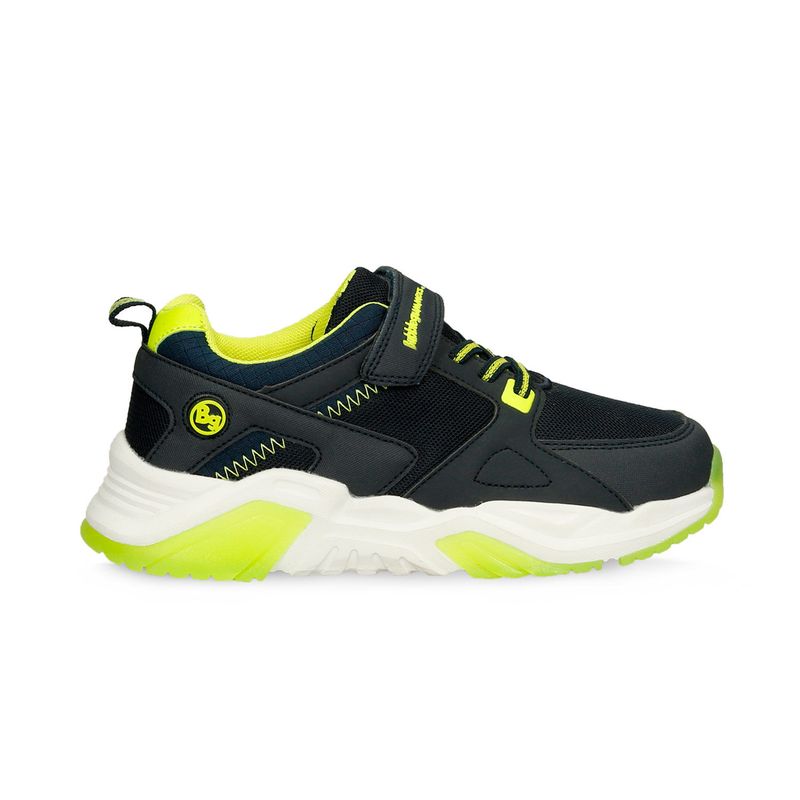 BUBBLE GUMMERS - Tenis Infantil Para Niño Bubblegummers Azul-Verde Romulo