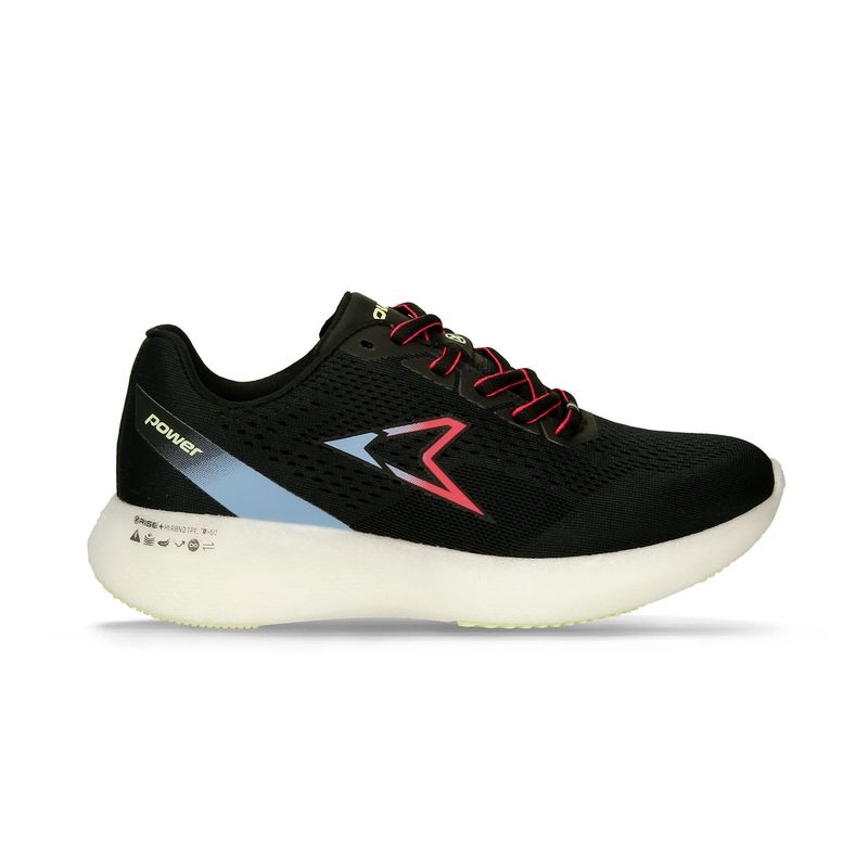 POWER - Tenis Deportivos Para Mujer Power Negro Xorise 100 Eros