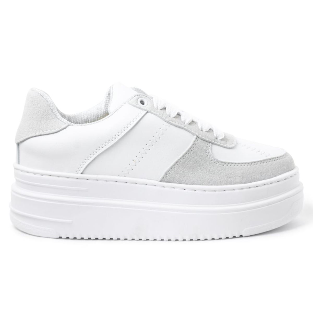 PRICE SHOES - Priceshoes Tenis Moda Mujer 962DN30BLANCO