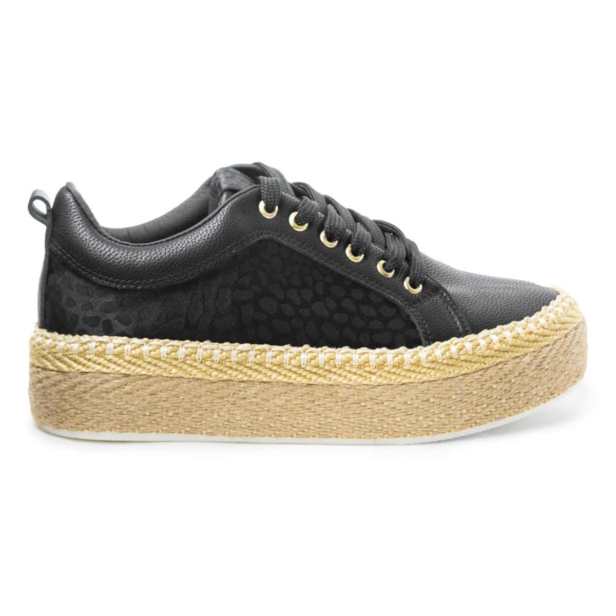 PRICE SHOES - Price Shoes Tenis Moda Mujer 882VS017NEGRO