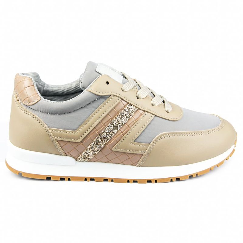 PRICE SHOES - Price Shoes Tenis Moda Mujer 622KAN1001AVELLANA