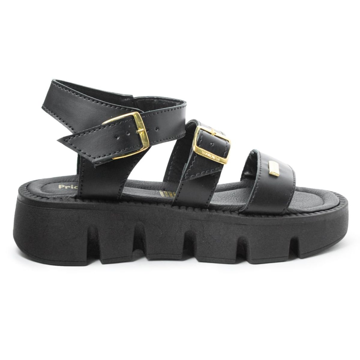 PRICE SHOES - Price Shoes Sandalias Moda Mujer 962DNV01NEGRO
