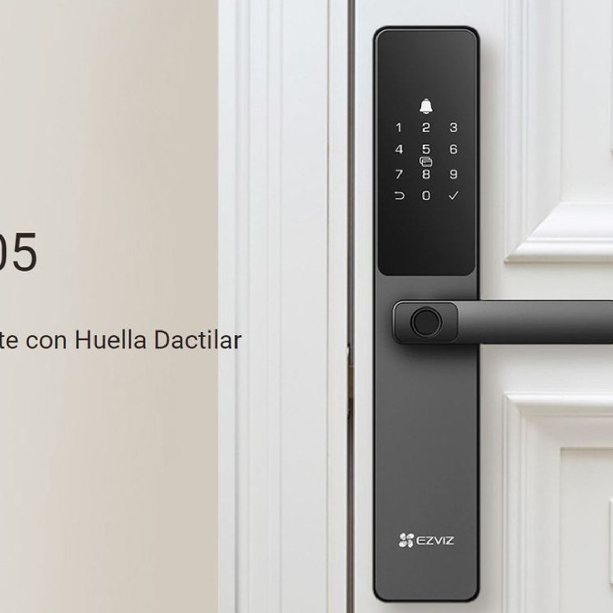 EZVIZ - Cerradura Inteligente Cs-dl05 Wi-fi Bluetooth Huella Tag