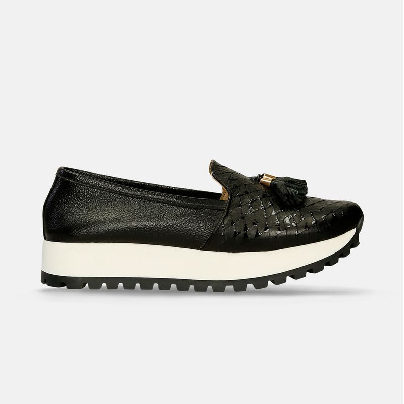 BATA - Mocasines Para Mujer Bata Negro Juanita