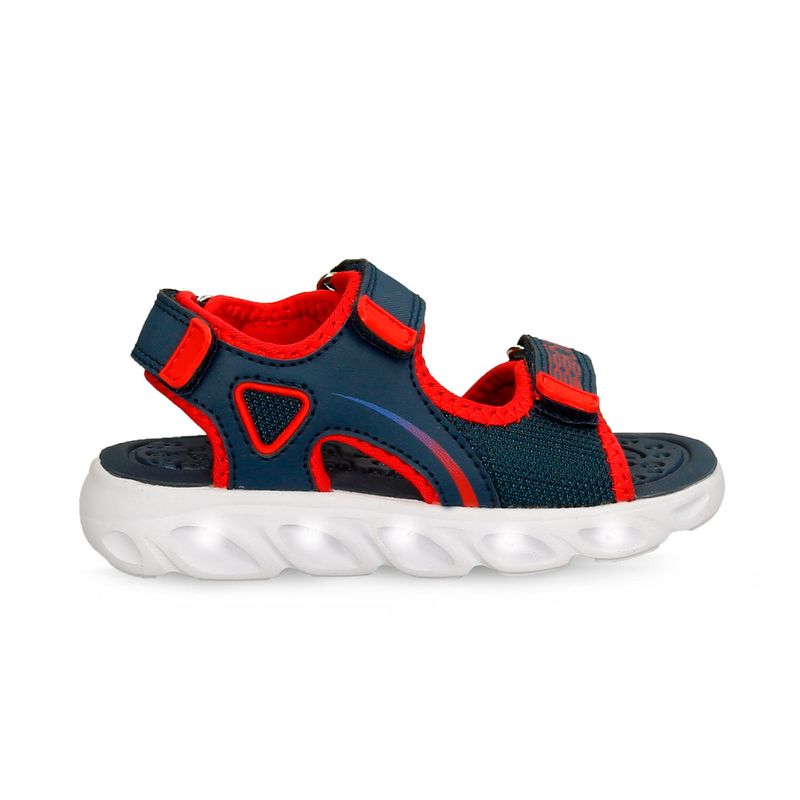 BUBBLE GUMMERS - Sandalias Infantil Para Niño Bubblegummers Azul-Rojo Rodrigo
