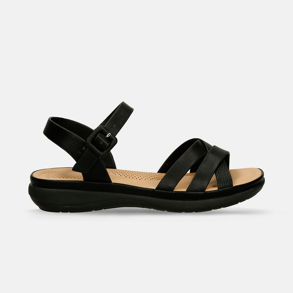 BATA - Sandalia Para Mujer Bata Comfit Negro Jilmar Summer