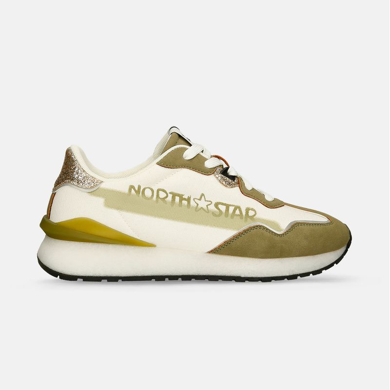 NORTH STAR - Tenis Para Mujer North Star Borgoña Joselyn Retro Nova 500