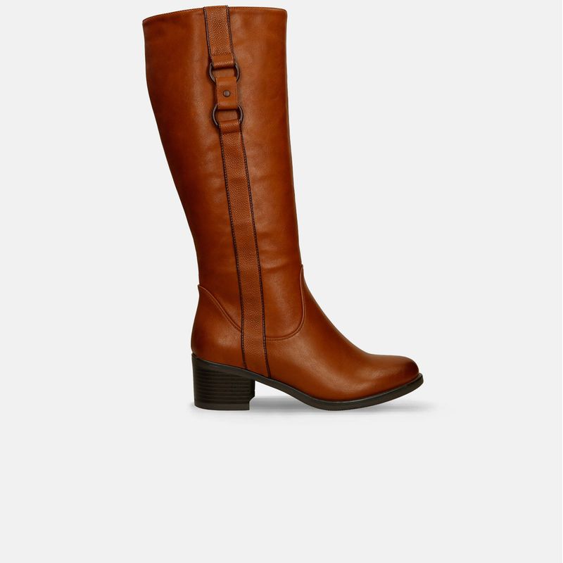 BATA - Botas Para Mujer Bata Camel Jiji Gloria