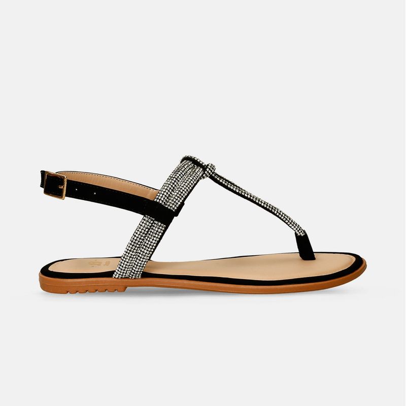 BATA - Sandalias Para Mujer Bata Negro Jemenina