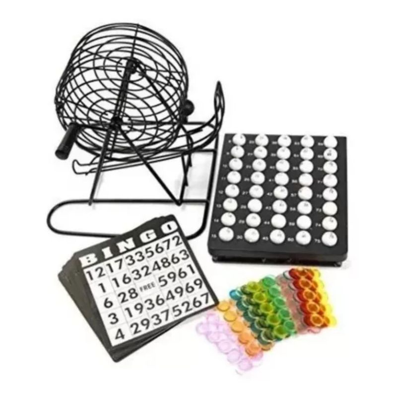 TELEPRODUCTOSBOGOTA - Bingo Set Juego De Mesa Con Balotera