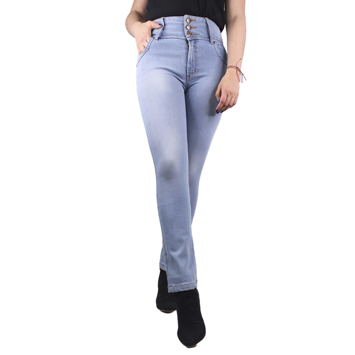 LEC LEE - Jean Ultra Slim para mujer Lec Lee - ?ndigo claro