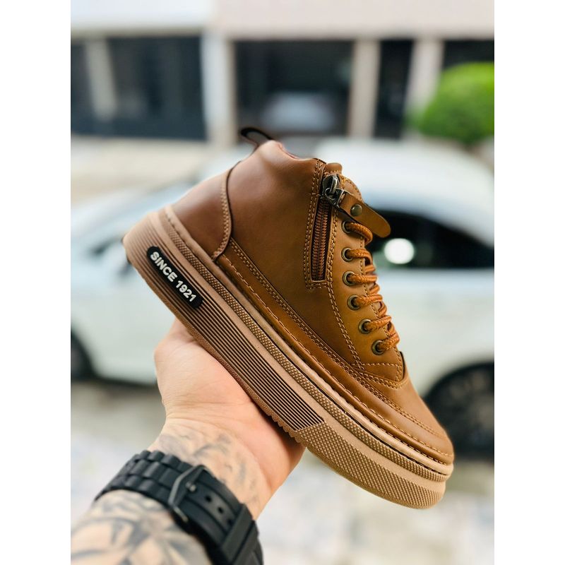 GENERICO - Botas Matrix casual cabellero alta