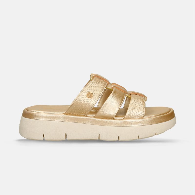 BATA - Sandalias Para Mujer Bata Comfit Champaña Jamy Felicia