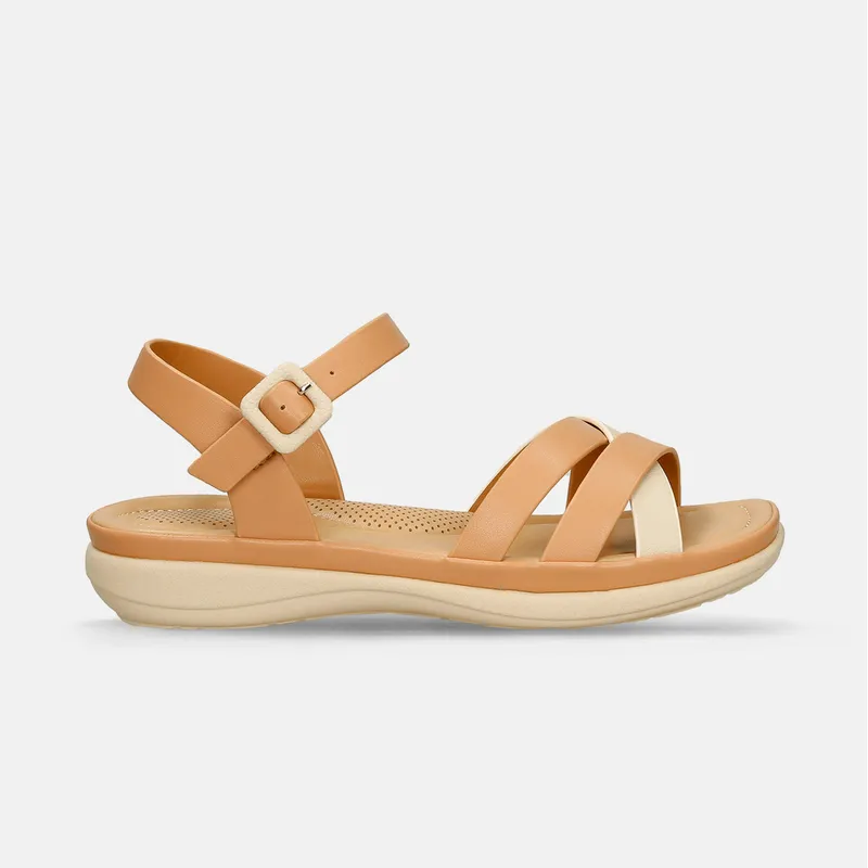 BATA - Sandalias Para Mujer Bata Comfit Camel Jilmar