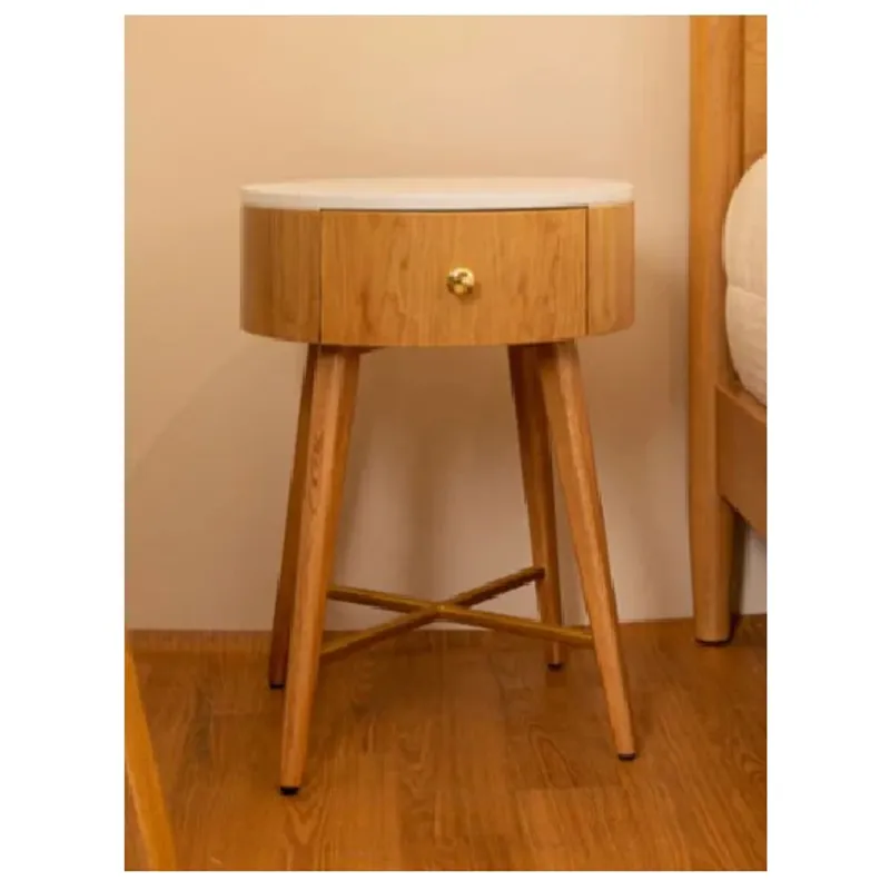 GENERICO - Mesa de noche Mid Century en Roble