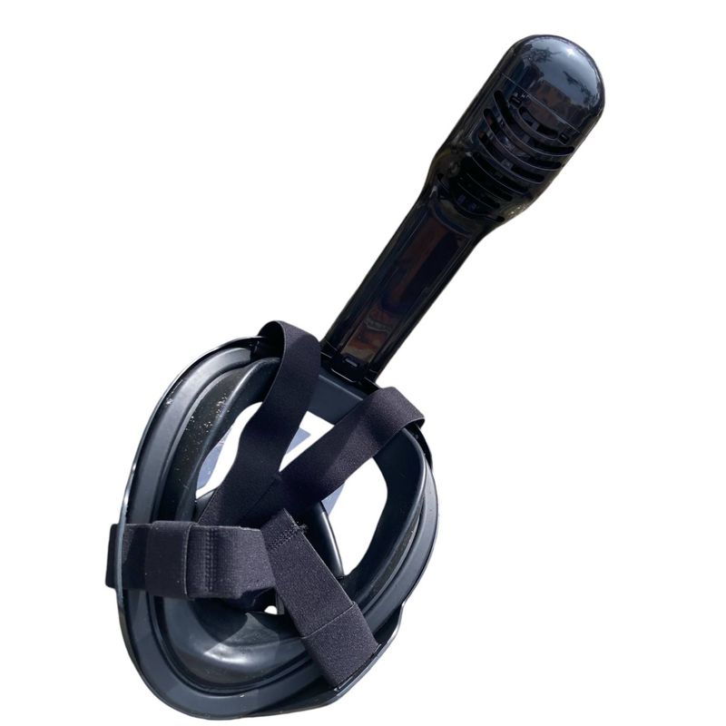 GENERICO - Mascara Buceo Careta Snorkel Full Face Gopro negro SM