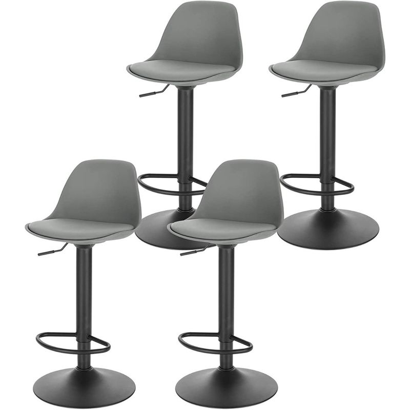 MOBLIHOUSE - Set X4 Silla Bar Con Altura Ajustable Diseño Ergonómico